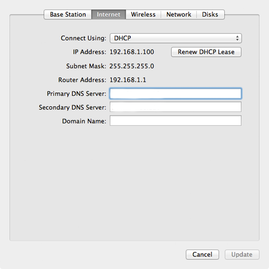 configure apple airport